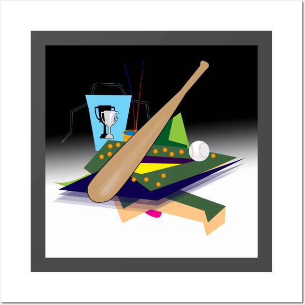 Baseball Champions Wall Art by momomoma